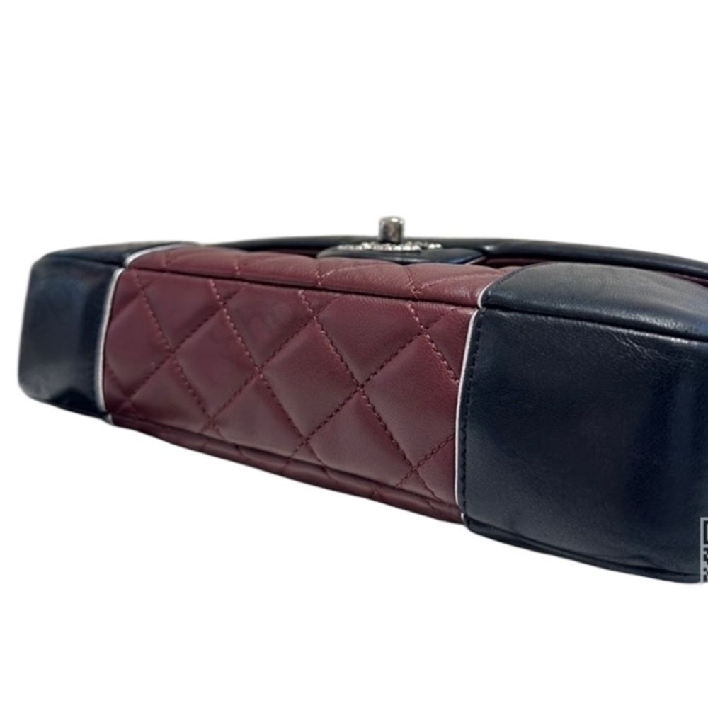 41-25 Preloved Chanel Paris-Salzburg Bicolor Quilted Lambskin Tyrolean Flap - Picture 10 of 10
